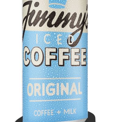 Jimmy's Iced Coffee SlimCan Señal de pavimento