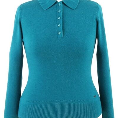 FEL15 – Jersey Cuello Polo Manga Larga
