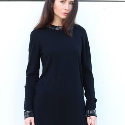 2112R – Vestido de punto de manga larga