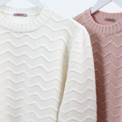 2146PU – Merino and Cashmere Crewneck Sweater