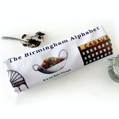 The Birmingham Alphabet Tea Towel