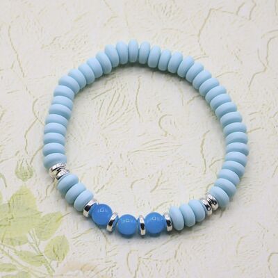 Bracelet Baily bleu clair