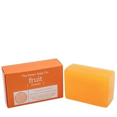 Orange & Lemon Organic Glycerine Soap 140g