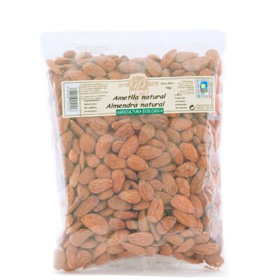 Organic Natural Almond 1Kg