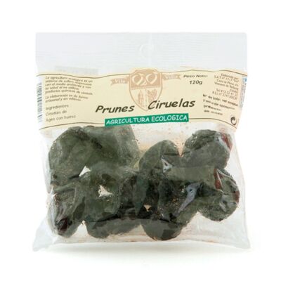 Organic dried plums 120g