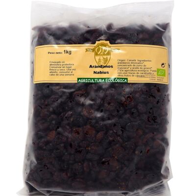 Getrocknete Rote Cranberry Zuckerfrei Eco 1Kg