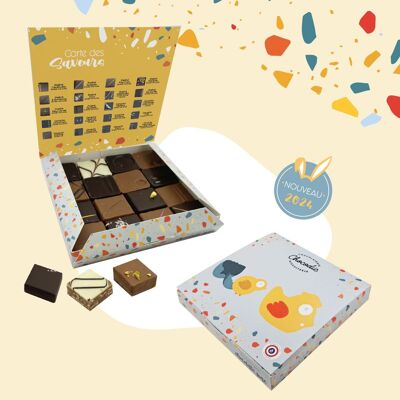 Caja de lujo de 16 bombones finos - Chocolate de Pascua