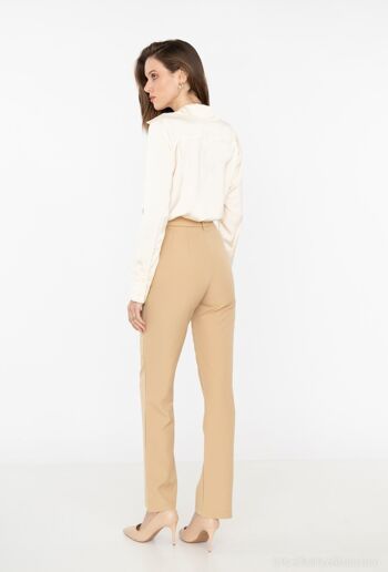 Pantalon de costume SLIM TAUPE 4