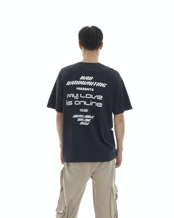 Hotweelz - T-shirt oversize de marque avec graphique - Noir 2