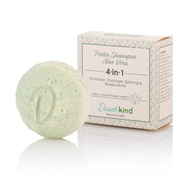 Duschkind natural cosmetics solid shampoo allergy-free fragrance aloe vera