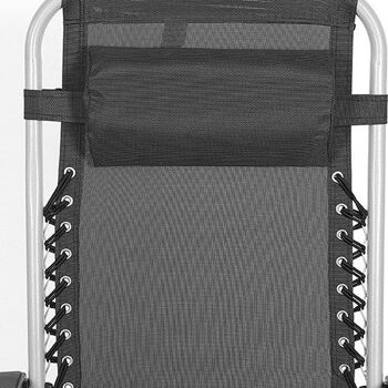Brulo - chaise de jardin - chaise longue - pliable - table et oreiller inclus 3
