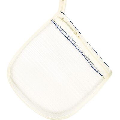 Mesh with Zip - L - WHITE