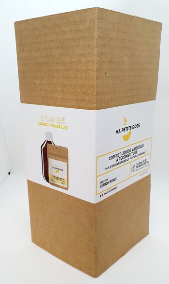 Coffret Liquide vaisselle à reconstituer - Senteur Citron frais 500 ml 2