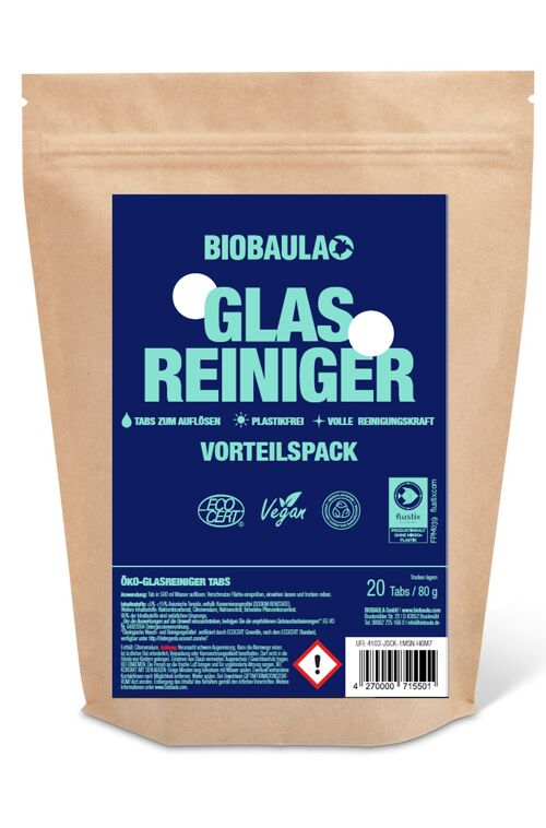 Biobaula Glasreiniger - Großpackung
