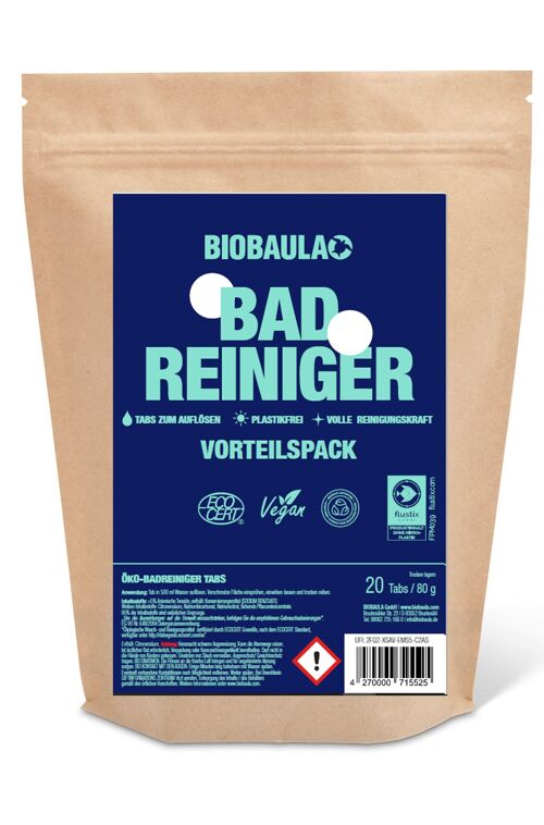 Biobaula Badreiniger - Großpackung
