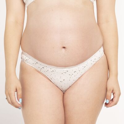 Marble print maternity briefs