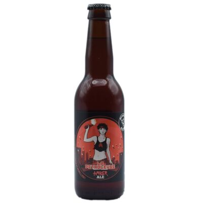 Amber beer La Pétroleuse brewery Pirate de Clain 33 cl
