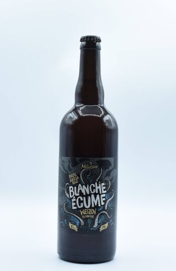 Bière blanche Ecume brasserie Mélusine 75 cl 2