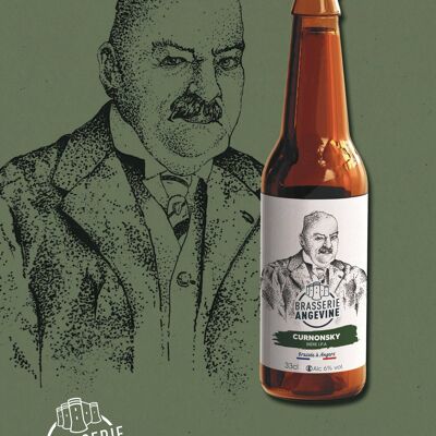 Beer IPA Curnonsky brasserie Angevine 75 cl