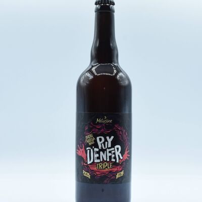 Bière Puy d'enfer brasserie Mélusine 75 cl