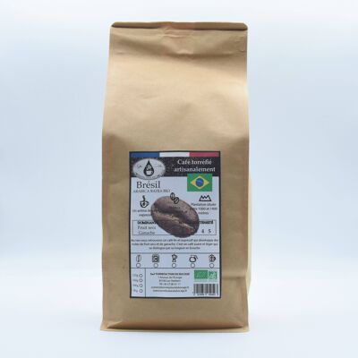 Café Brasil Bahia orgánico en grano 1 kg