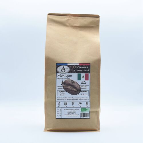 Café Mexique Chiapas Altura grains 1 kg