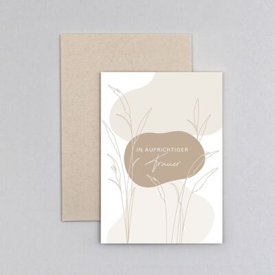 Sympathy card Ava reed