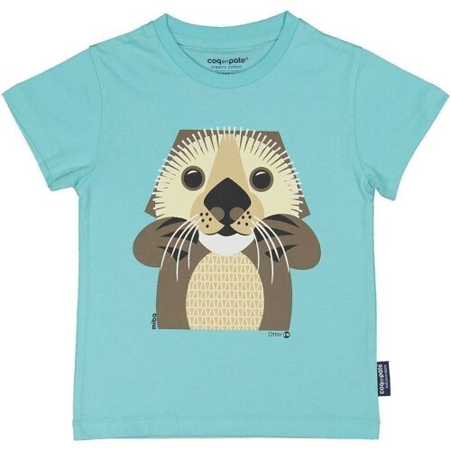 T-shirt enfant manches courtes Loutre