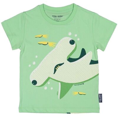 Camiseta infantil de manga corta Tiburón Martillo