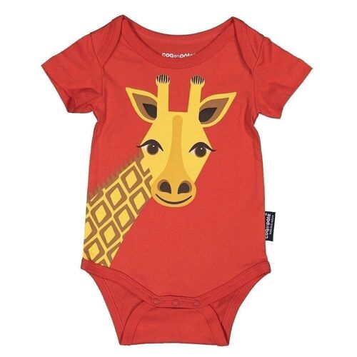 Body bébé manches courtes coton Bio - Girafe