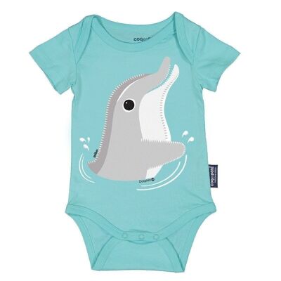 Dolphin baby bodysuit