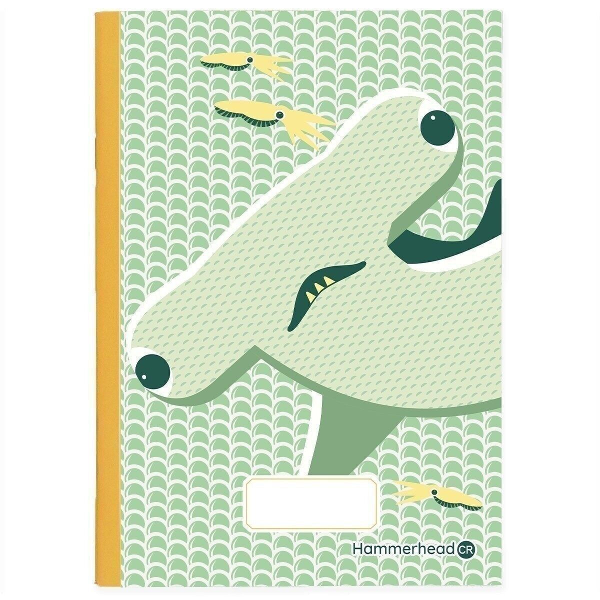 Quaderno A5 in carta riciclata - Squalo martello