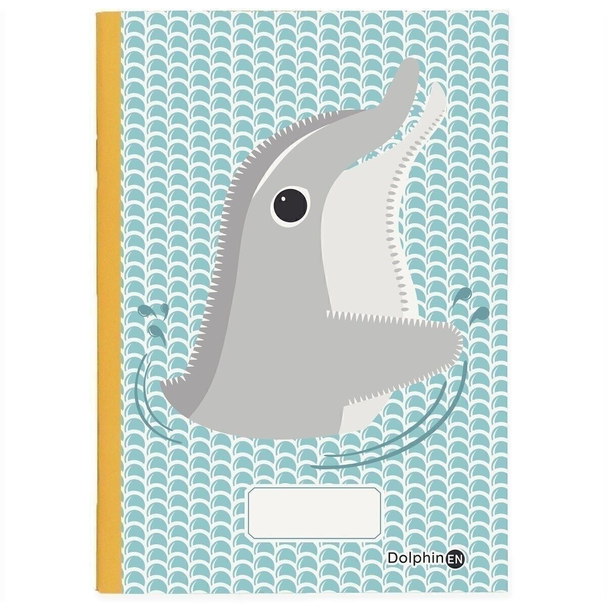 Quaderno A5 in carta riciclata - Delfino
