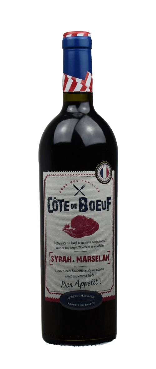 IGP Côte de boeuf syrah marselan 2022  75 cl