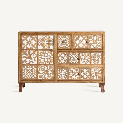 Chest of drawers 4 drawers + Nazari door - 100x37x70cm