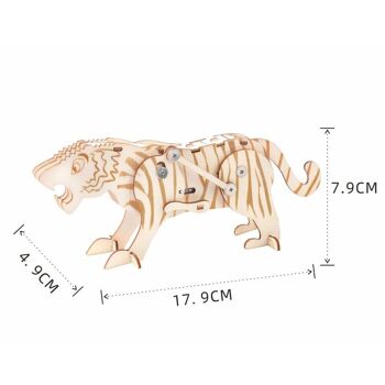 Kit de construction Wind-up Tiger - Mécanique 3