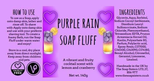 Purple Rain Soap Fluff
