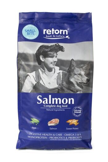 Croquettes naturelles pour chiens au saumon de RETORN 5