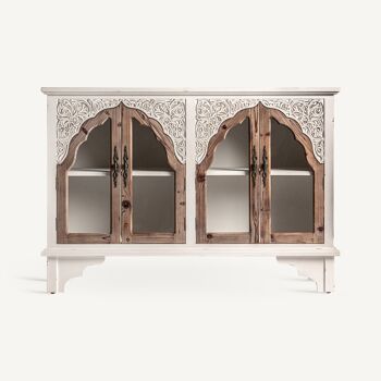 Meuble buffet bois Siena - 139x40x97cm 1