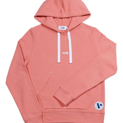 the soft coral hooded basic