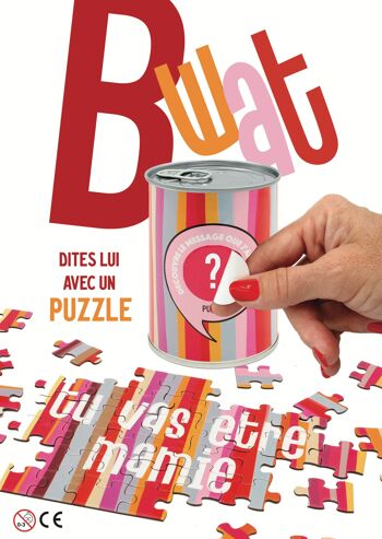 Puzzle à message : Merci Maitre, idéal cadeau de fin d'année scolaire 3