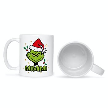 ENGRAVING LINE Mug imprimé avec dicton - Grinch MiMiMi - Mug de Noël - 330 ml 3