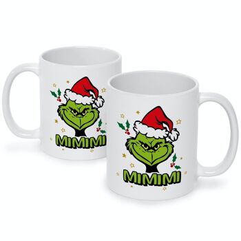 ENGRAVING LINE Mug imprimé avec dicton - Grinch MiMiMi - Mug de Noël - 330 ml 4