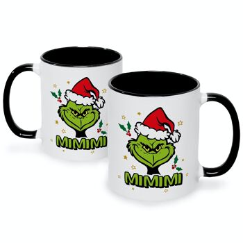 ENGRAVING LINE Mug imprimé avec dicton - Grinch MiMiMi - Mug de Noël - 330 ml 10
