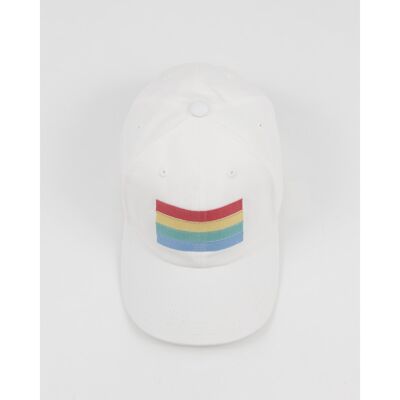 berretto arcobaleno ecru
