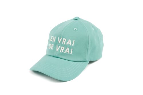 casquette en vrai de vrai menthe