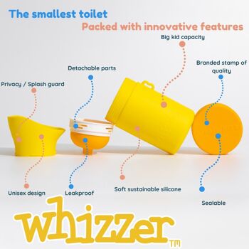 Whizzer™ Kids Eco-Toilet - Rose / Violet 3