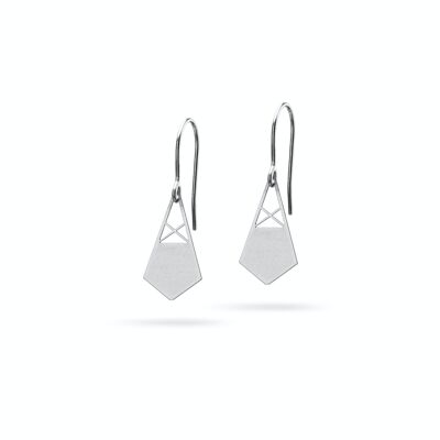 Earrings "Pentaraut" | stainless steel