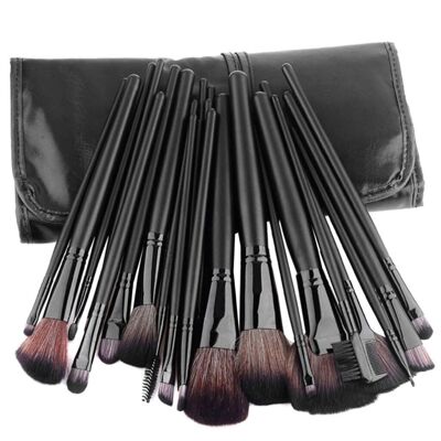 SET OF 24 BLACK BRUSHES - SDI-PARIS