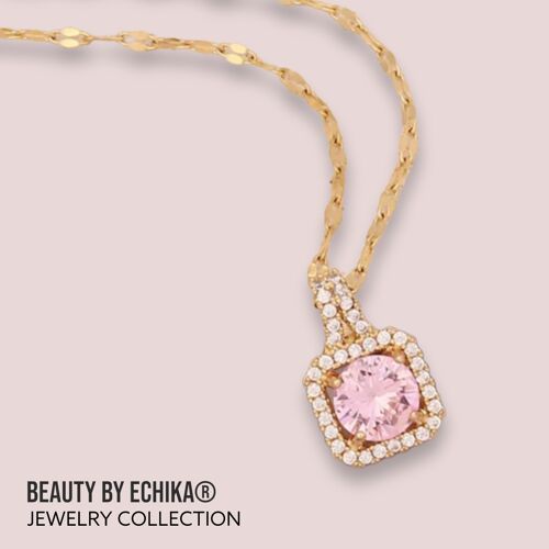 Pink Pendant Necklace | No. 13